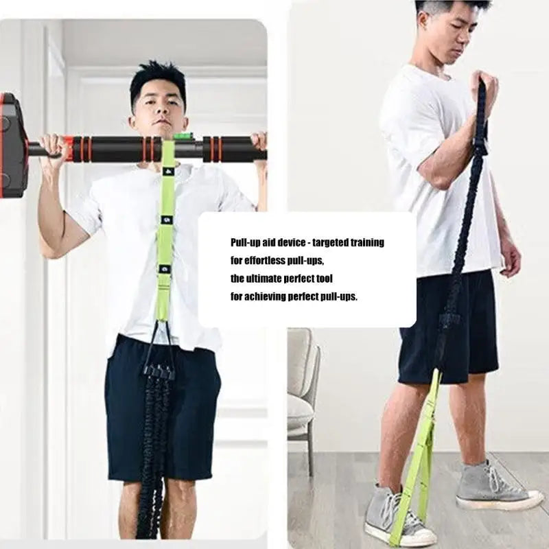 حزام مساعدة للتمارين (Pull-Up) من النايلون، ثلاثة ألوان