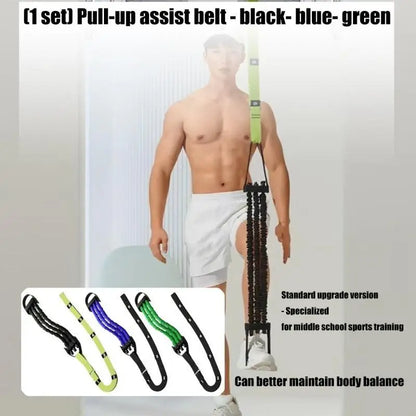 حزام مساعدة للتمارين (Pull-Up) من النايلون، ثلاثة ألوان