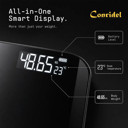 Digital Bathroom Scale, 28 cm, 200 kg Capacity