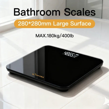 Digital Bathroom Scale, 28 cm, 200 kg Capacity