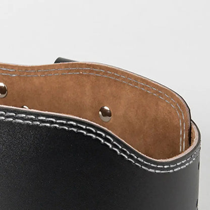 Leather Weightlifting Belt, Sizes M to XL