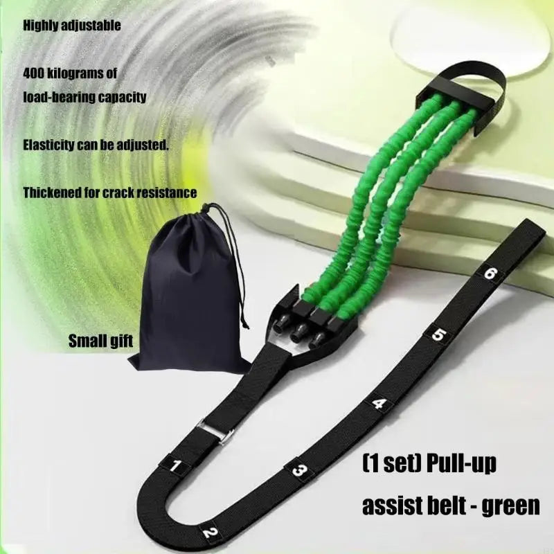 حزام مساعدة للتمارين (Pull-Up) من النايلون، ثلاثة ألوان