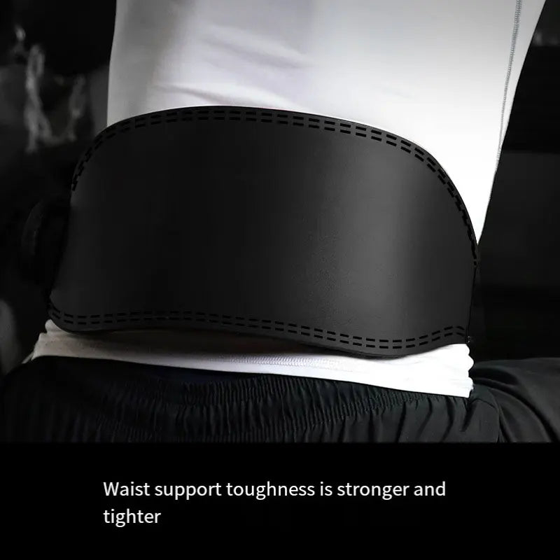 Leather Weightlifting Belt, Sizes M to XL