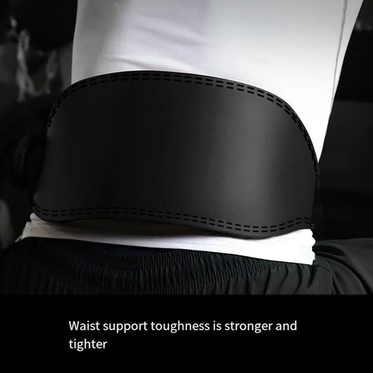 Leather Weightlifting Belt, Sizes M to XL